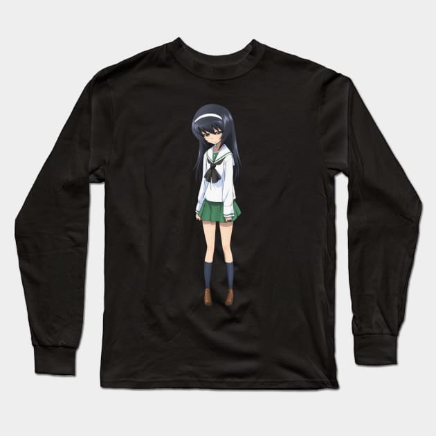 Mako Sad Long Sleeve T-Shirt by KokoroPopShop
